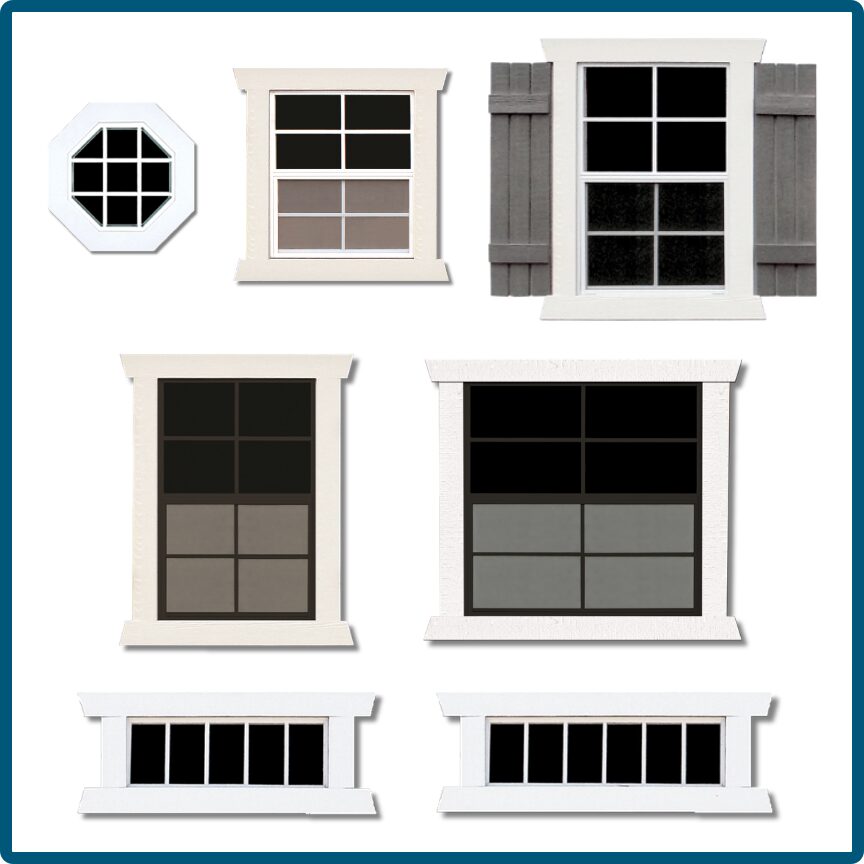Shed window options